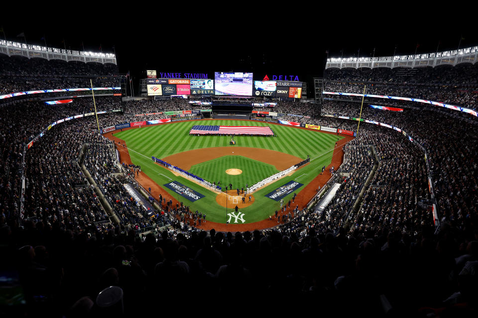 Yankee Stadium before Game 3. (Maddie Meyer/Getty Images)