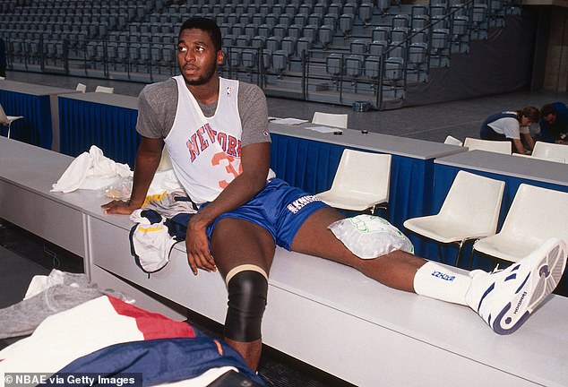 Jerrod Mustaf was picked 17th overall by the Knicks in the 1990 draft out of Maryland