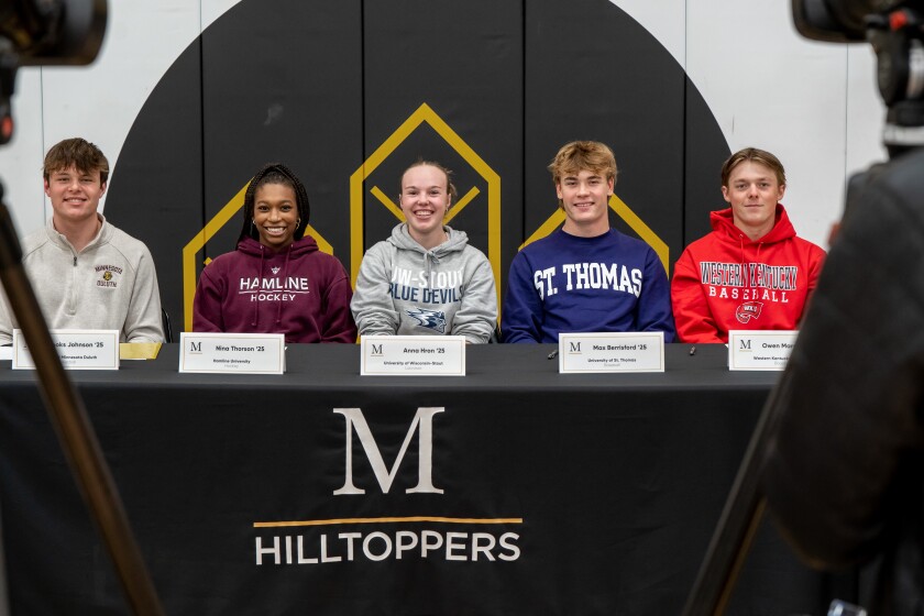 Kids signing to play college sports