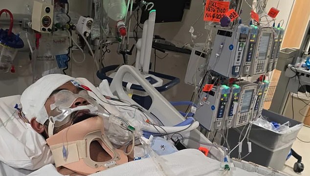 But the Alabama A&M star, who suffered complications from a head injury in a game last month, is said to still be alive and fighting for his life in hospital