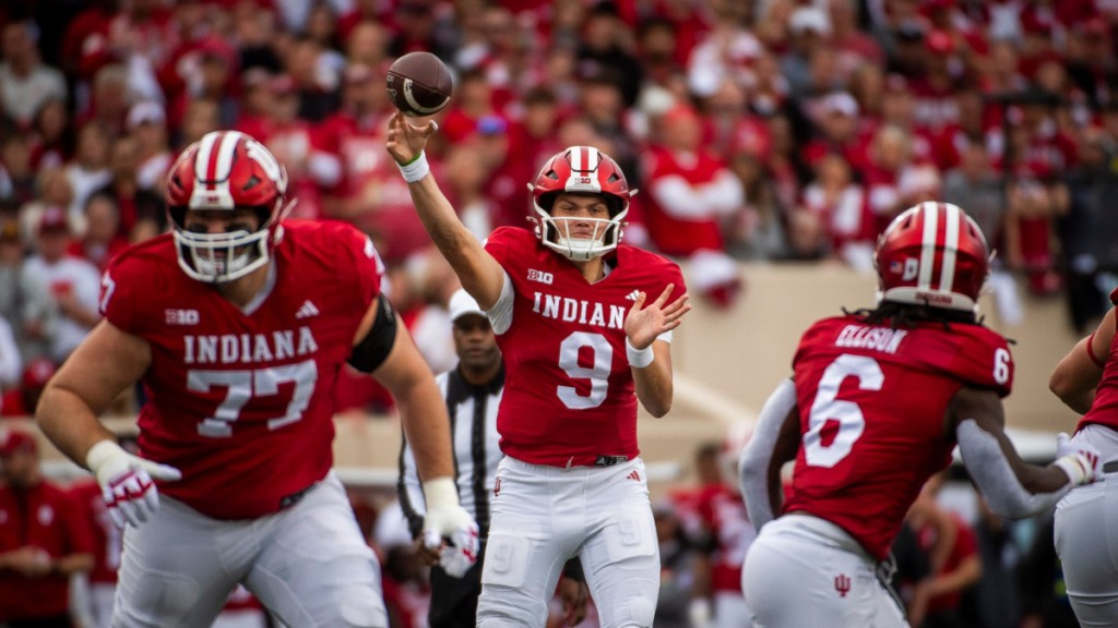 Indiana quarterback Kurtis Rourke