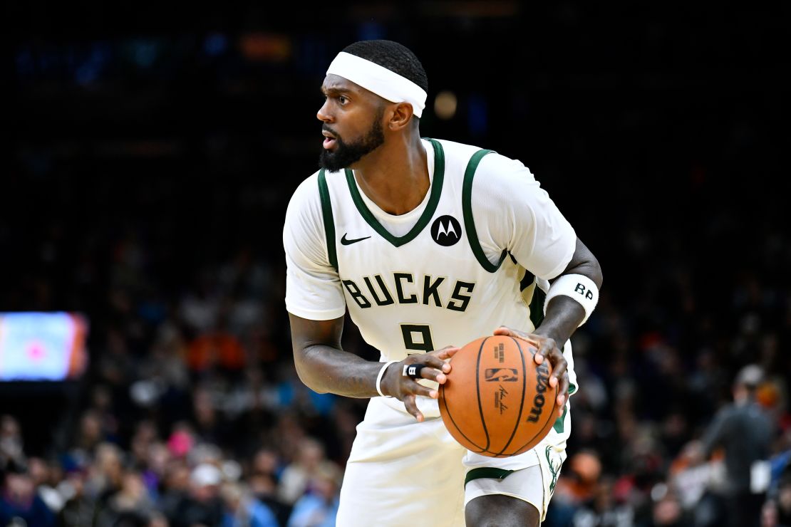 Bobby Portis of the Milwaukee Bucks plays in Phoenix on February 6. Portis says his home was burglarized on November 2.