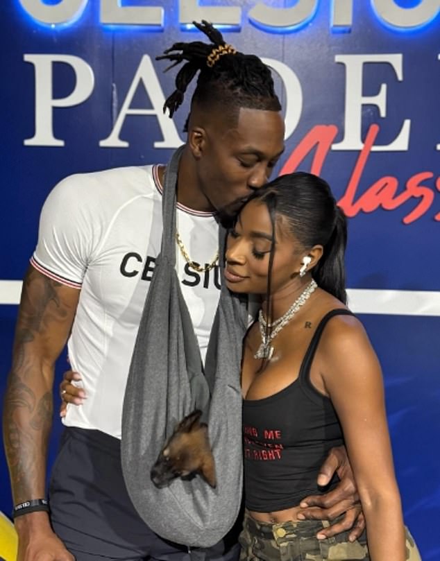 Former NBA star Dwight Howard revealed his engagement to rapper Amy Luciana on Instagram