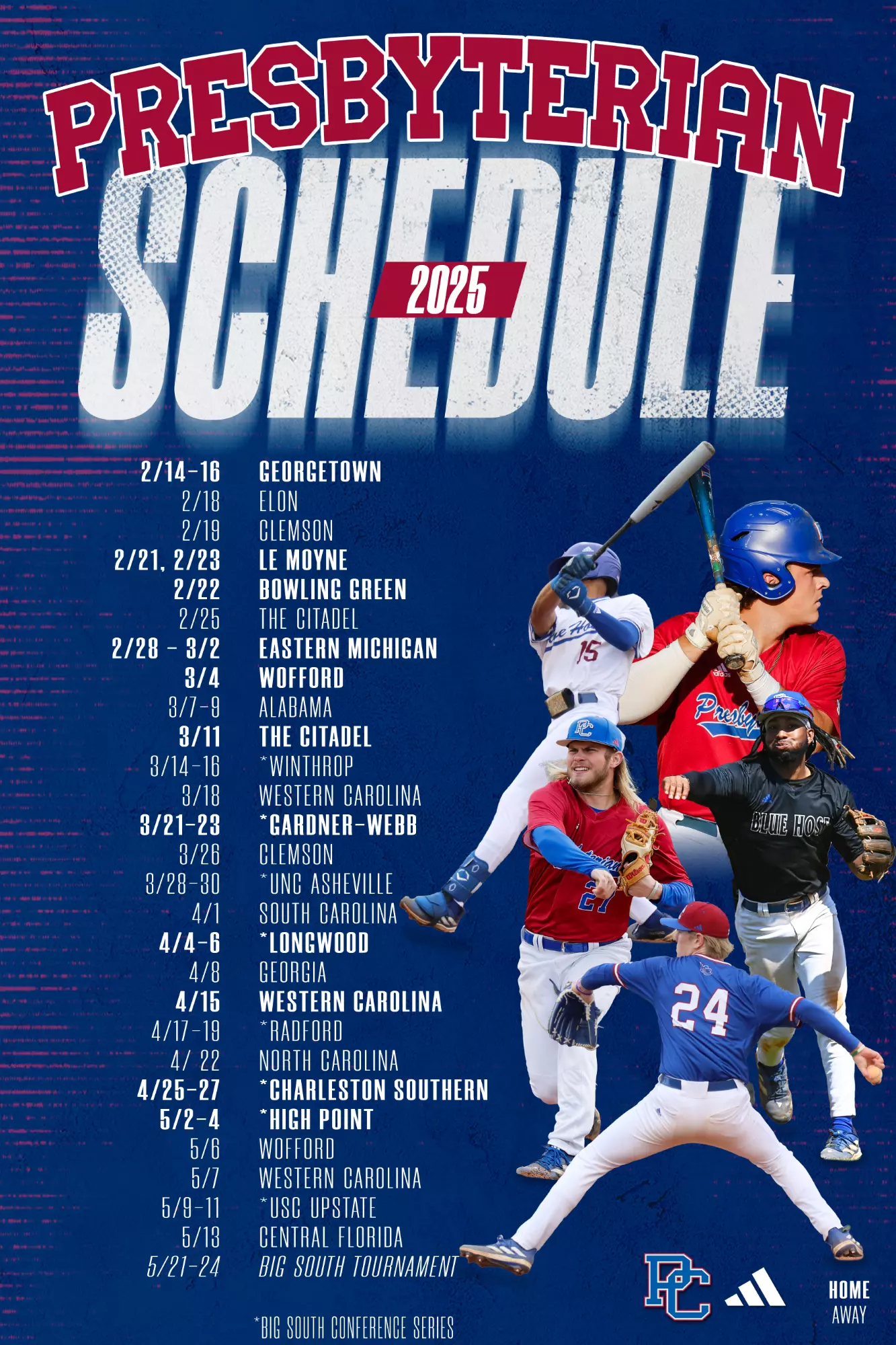 2025 Baseball Schedule Graphic