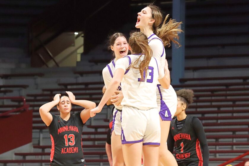 Albany GBB State Semifinal Win Celebration March 2024