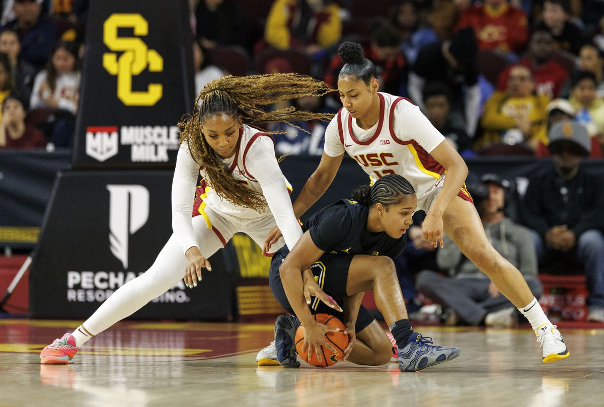 USC women’s basketball in Los Angeles, CA.