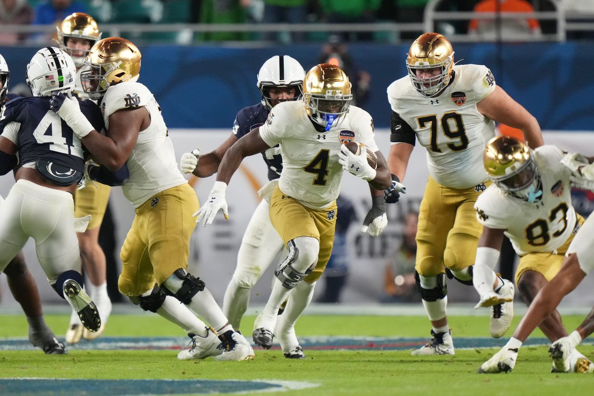 COLLEGE FOOTBALL: JAN 09 CFP Semifinal Capital One Orange Bowl - Notre Dame vs Penn State