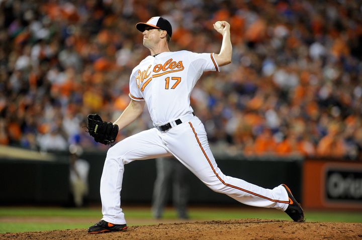 Brian Matusz, pictured in a 2015 game, became a mainstay in the Orioles' bullpen. 