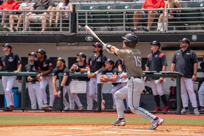 Chris Barr '26 of Sarasota, Fla., is an infielder for Army baseball. ARMY ATHLETICS