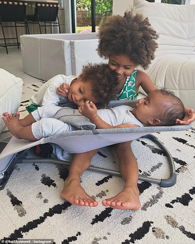 Butler is arguing that the $55,000 he pays Nowak in monthly child support should be more than enough for their three kids Rylee, five, Brayan, two, and one-year-old Kian