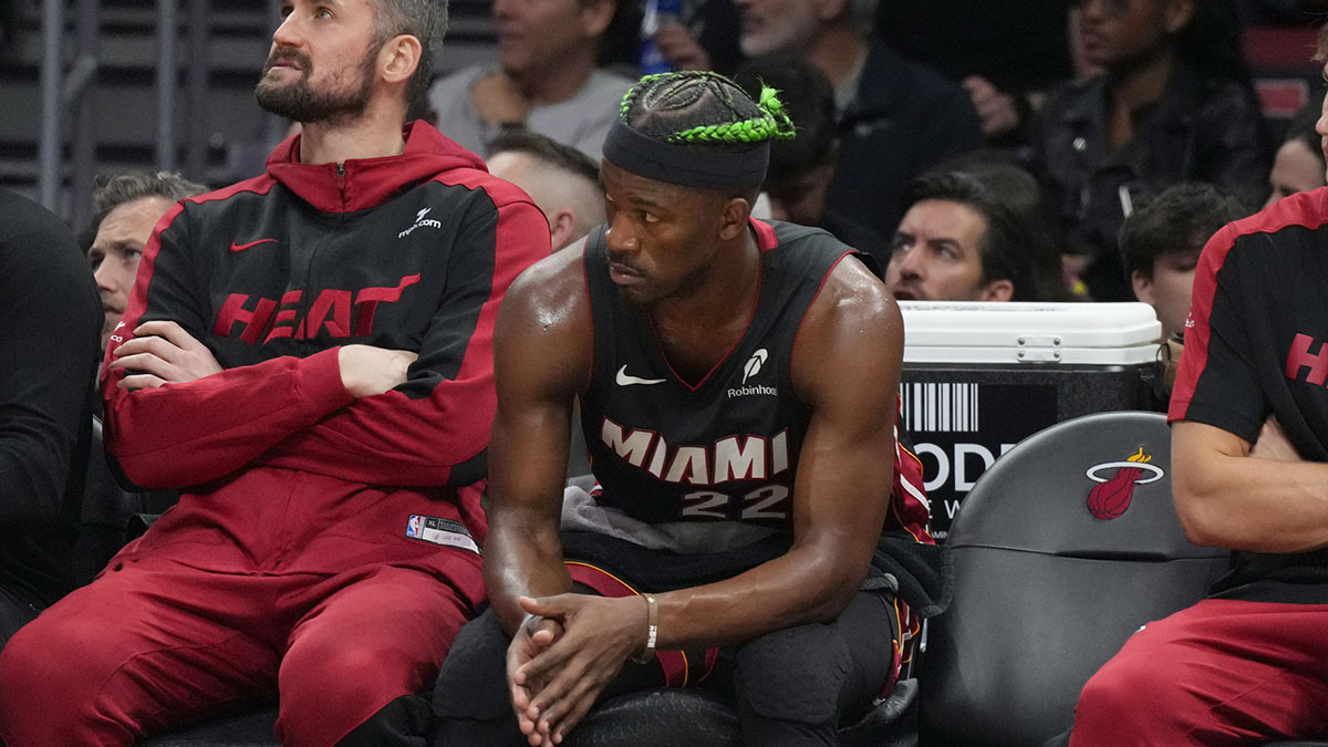 Jimmy Butler on bench Heat NBA trade deadline candidate