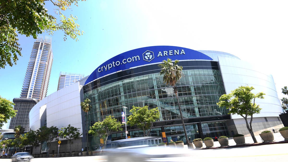 Crypto.com Arena in Los Angeles, California.