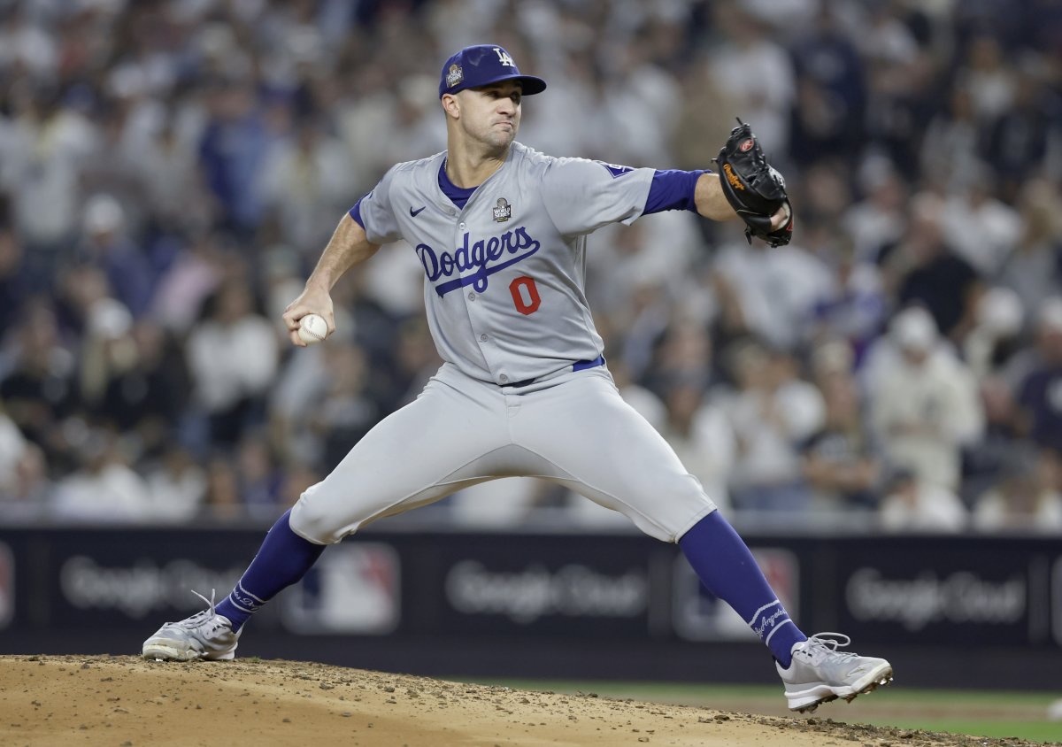 Los Angeles Dodgers pitcher Jack Flaherty