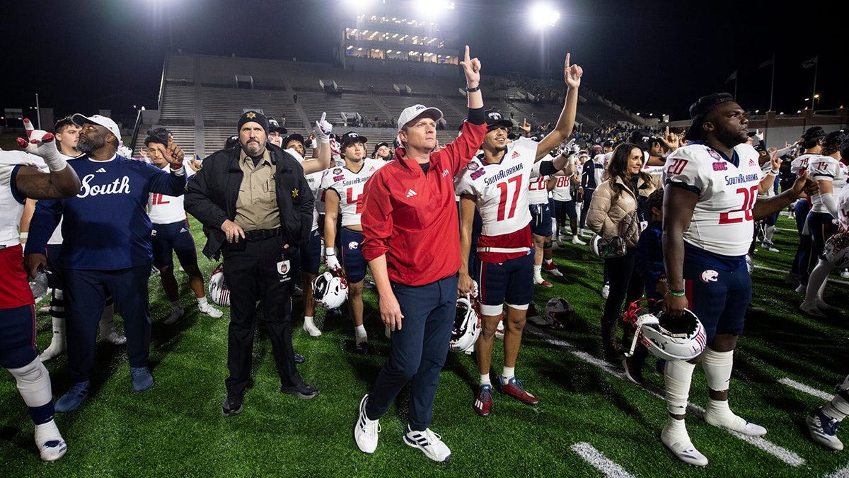 Major Applewhite on the field