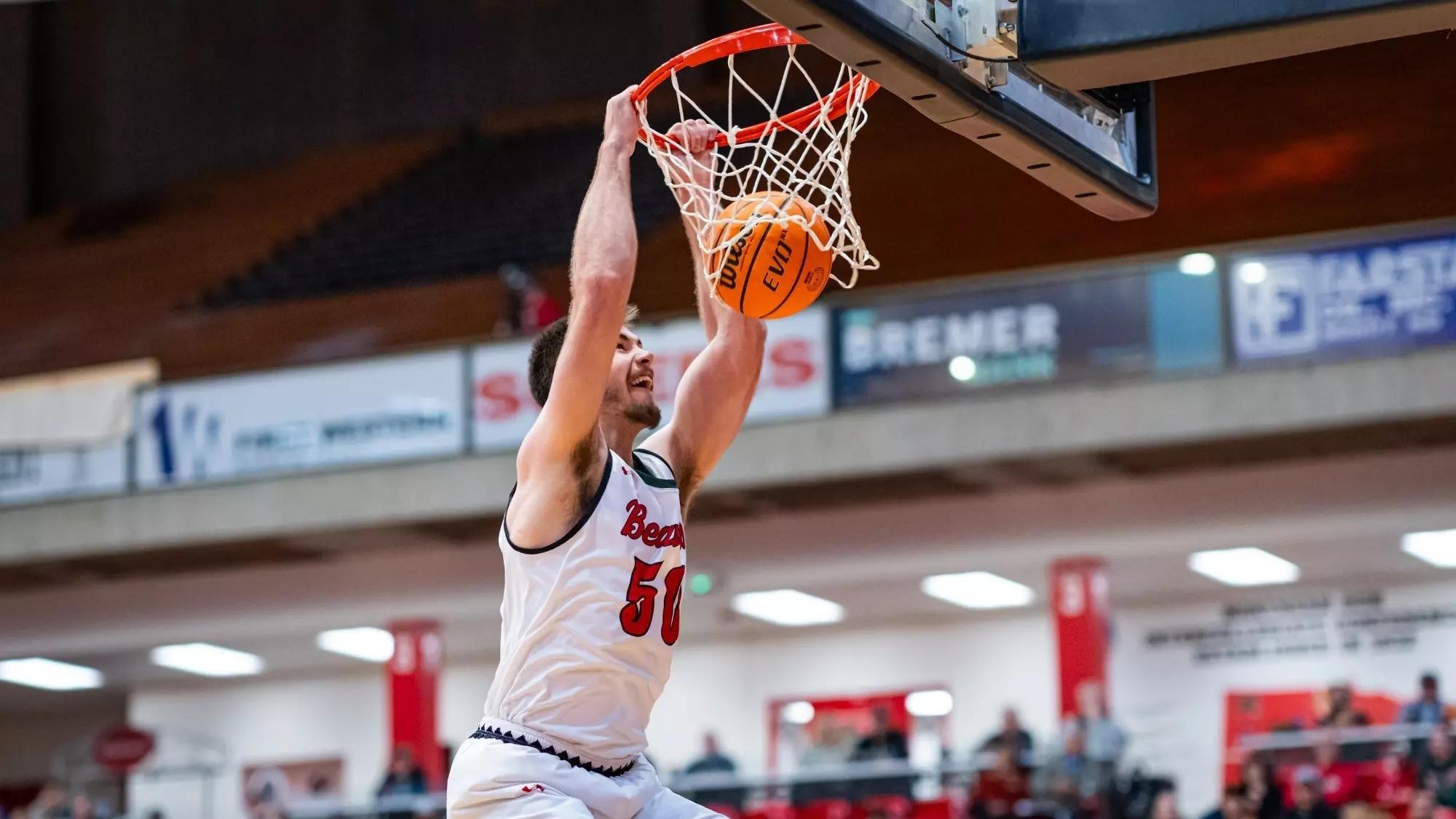 Caleb Van De Griend of Minot State is off to a huge start in DII men's basketball. 