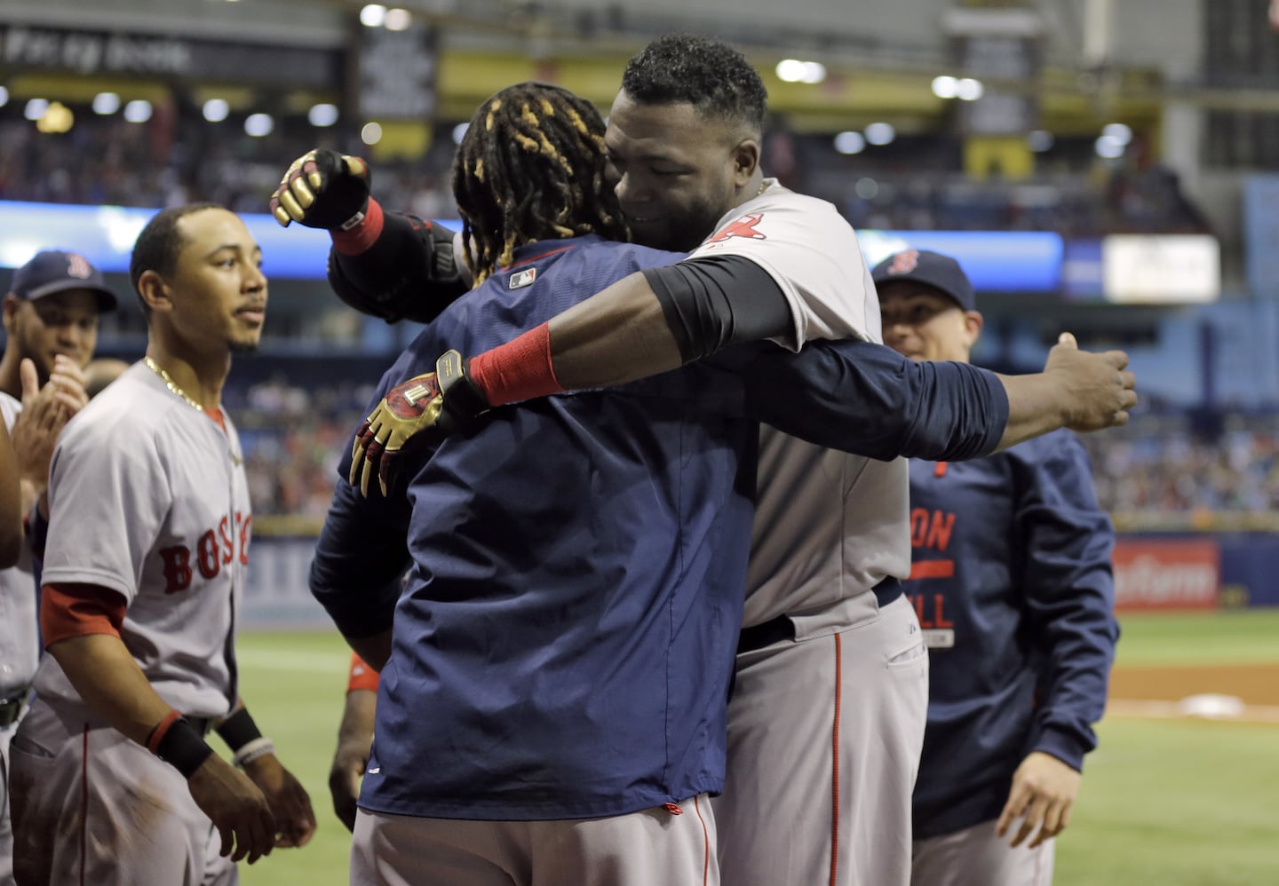 Matt Moore allowed the 499th and 500th home runs of David Ortiz's career, back in 2015.