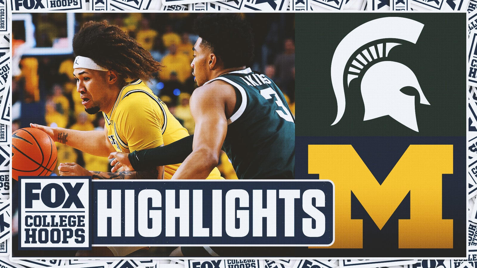 No. 14 Michigan State vs. No. 12 Michigan Highlights | FOX College Hoops