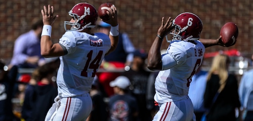 Jake Coker, Blake Sims