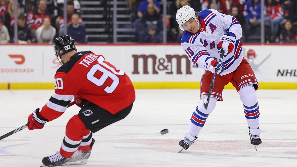 Artemi Panarin in action