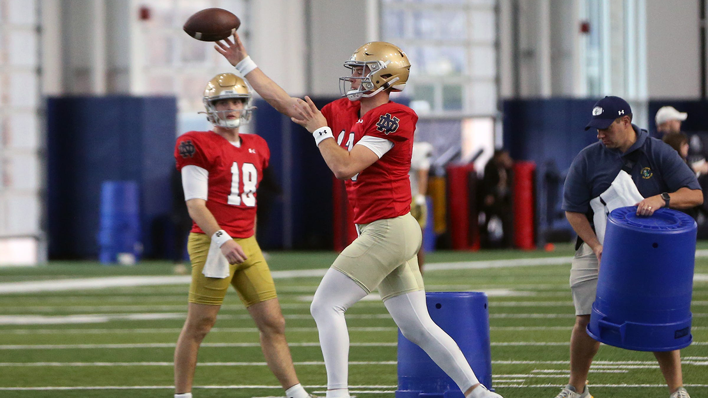 Notre Dame QB, Arch Manning weapons among key position battles as college football spring practices conclude