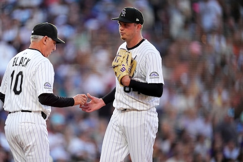 Padres Rockies Baseball