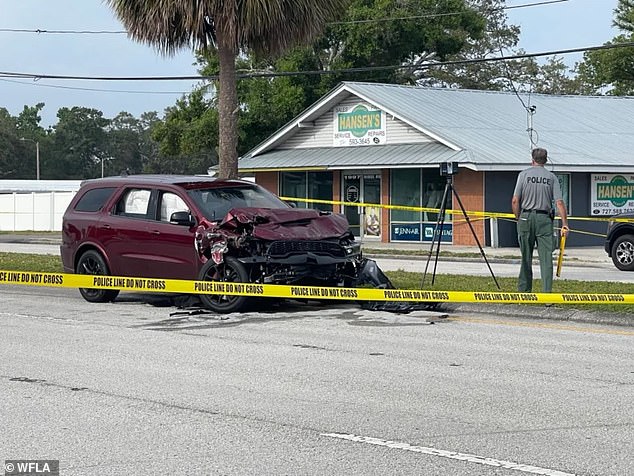 A Dodge Durango reportedly collided with a Kia Soul as the latter turned left at an intersection