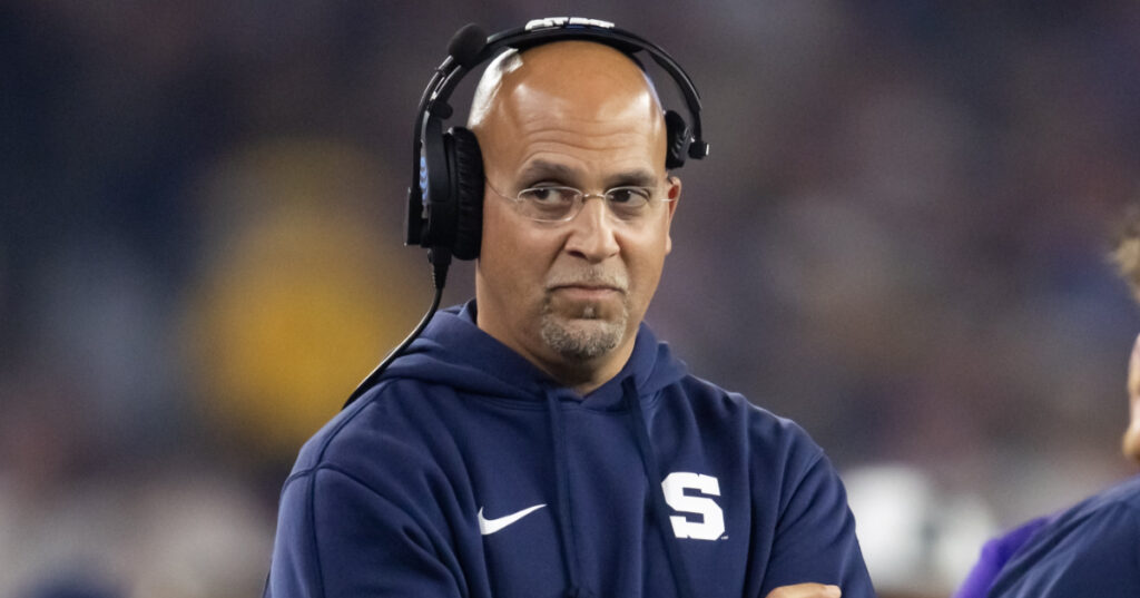 Penn State head coach James Franklin (Photo credit: Mark J. Rebilas-Imagn Images)