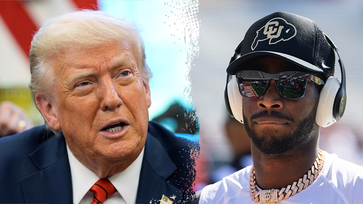 Donald Trump and Shedeur Sanders