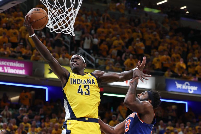 Pascal Siakam in action.