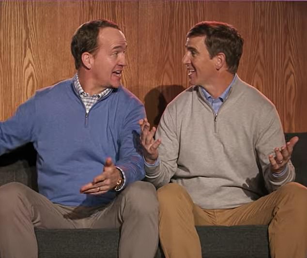 The 'ManningCast' features brothers Peyton and Eli Manning, both former NFL quarterbacks